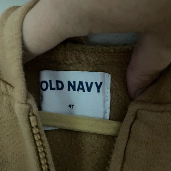 Old Navy Kids Brown Zip-Up Hoodie Size 4T - Picture 4 of 5
